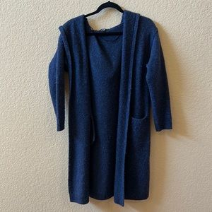 Uniqlo hooded sweater coat